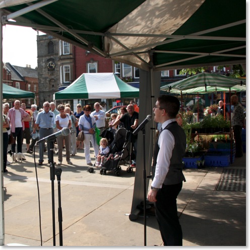 Tom Wyllie North East Singer Morpeth